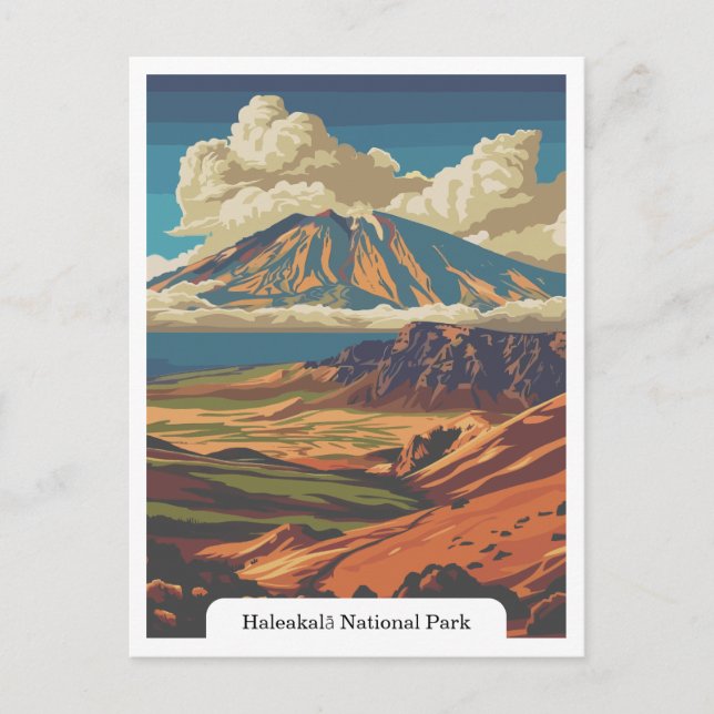 Haleakalā National Park, Hawaii USA Vykort (Framsida)