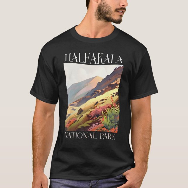 Haleakala National Park Maui Hawaii Nature Hiking  T Shirt (Framsida)