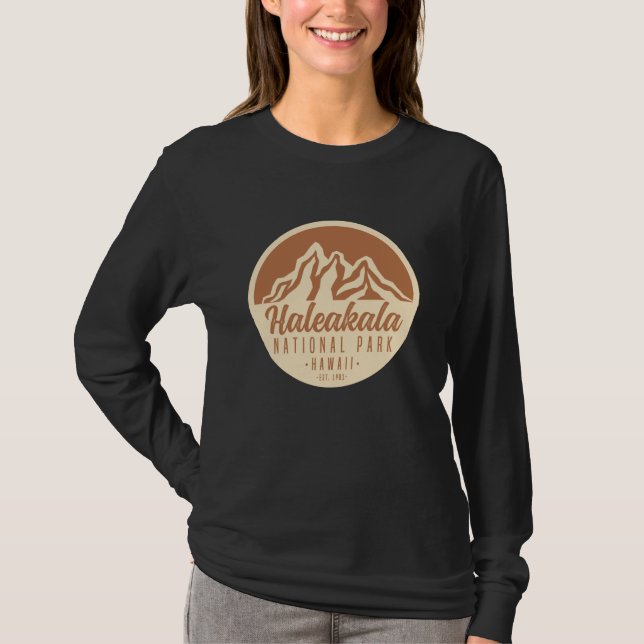 Haleakala nationalpark Hawaii T Shirt (Framsida)