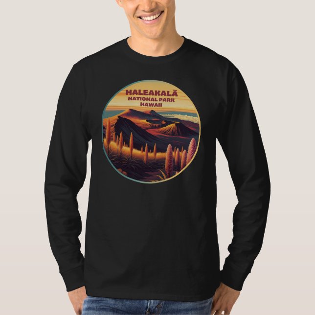 Haleakala nationalpark Hawaii T Shirt (Framsida)