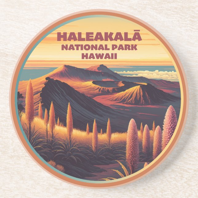 Haleakala nationalpark Hawaii Underlägg (Framsidan)