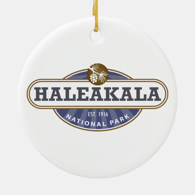 Haleakala nationalpark julgransprydnad keramik (Baksidan)