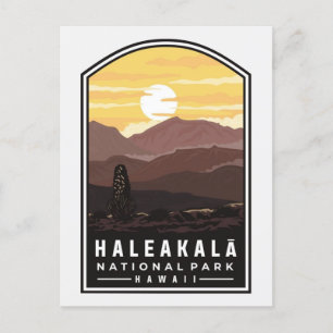 Haleakala nationalpark Maui Hawaii Vintage resor Vykort