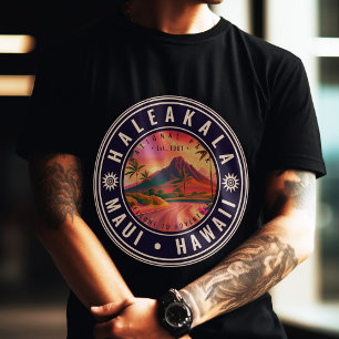 Haleakala nationalpark Maui Road Volcano Vintage T Shirt