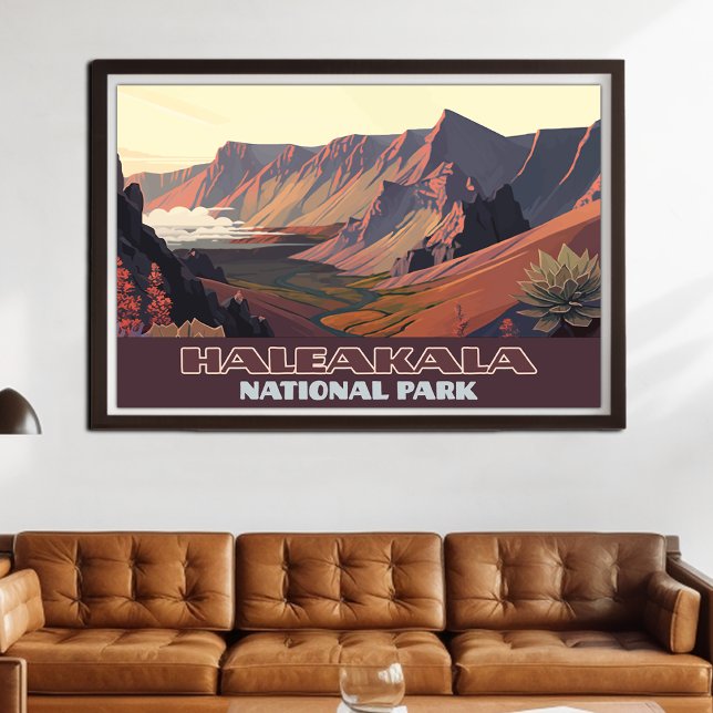 Haleakala nationalpark Maui Volcano Crater Poster (Skapare uppladdad)