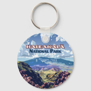 Haleakala nationalpark Maui Volcano Hawaii Nyckelring