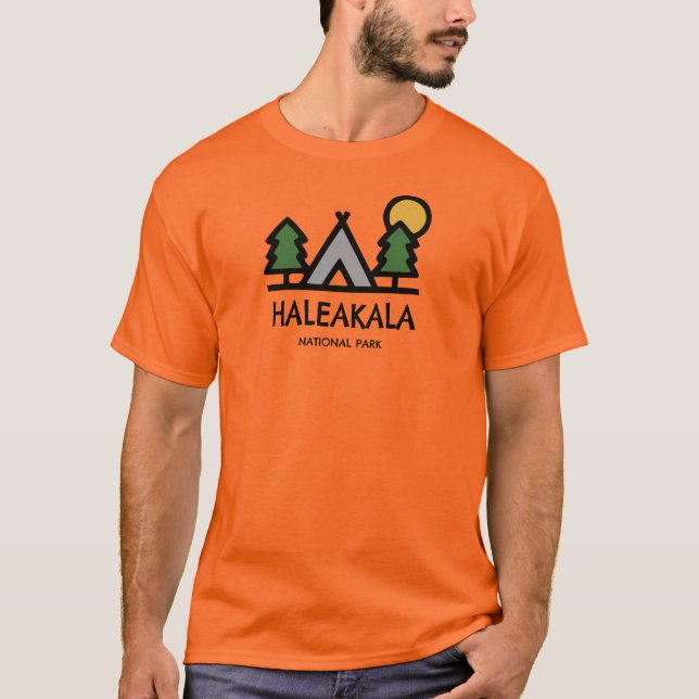 Haleakala nationalpark t shirt (Framsida)