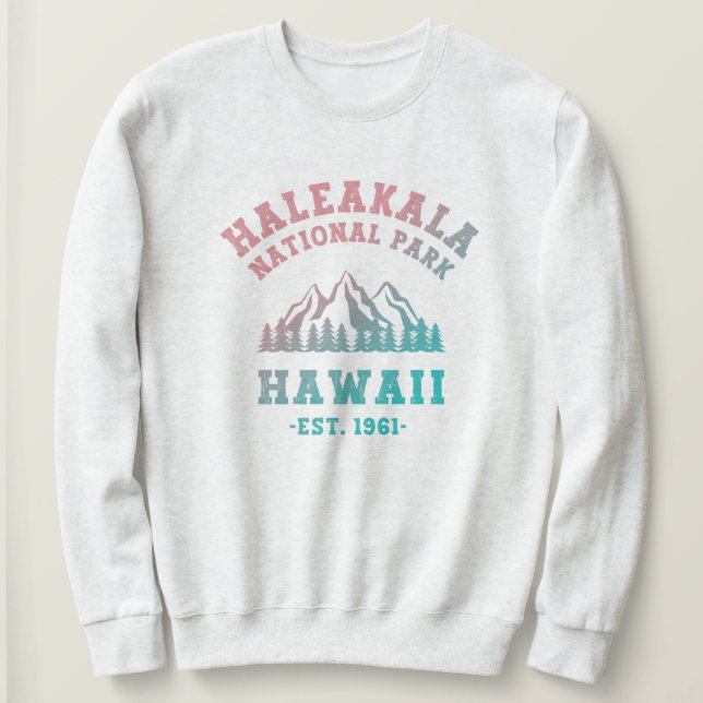 Haleakala nationalparken Hawaii Gradient T Shirt (Design framsida)