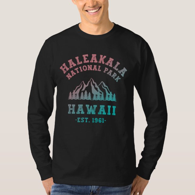 Haleakala nationalparken Hawaii Gradient T Shirt (Framsida)