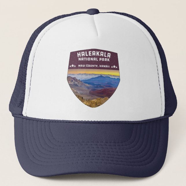 Haleakala nationalparken Hawaii Volcano Souvenir Keps (Framsida)