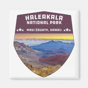 Haleakala nationalparken Hawaii Volcano Souvenir Magnet
