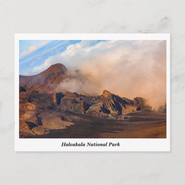 Haleakala nationalparkens vykort (Framsida)
