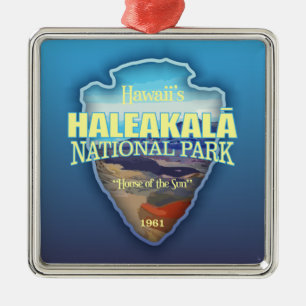 Haleakala NP (pilhuvud) Julgransprydnad Metall