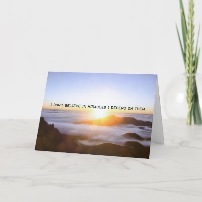 HALEAKALA PERFECTION Greeting Card Tack Kort (Framsida)
