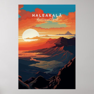 Haleakala soluppgång poster