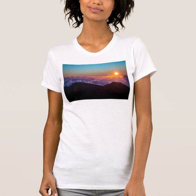 Haleakala Sunrise Maui Hawaii T-shirt (Framsida)