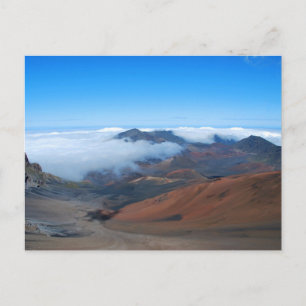 Haleakala volcano and crater, Maui Hawaii Vykort
