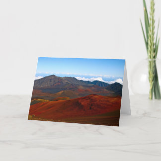 Haleakala vulkan, Maui Kort