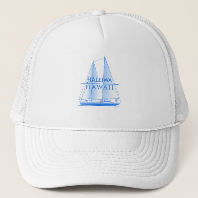 Haleiwa Coastal Nautical Sailing Sailor Keps (Framsida)