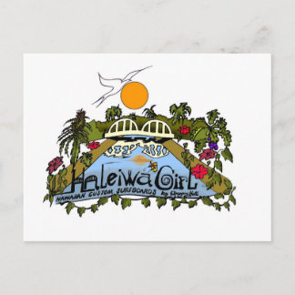 Haleiwa Girl-produkter Vykort