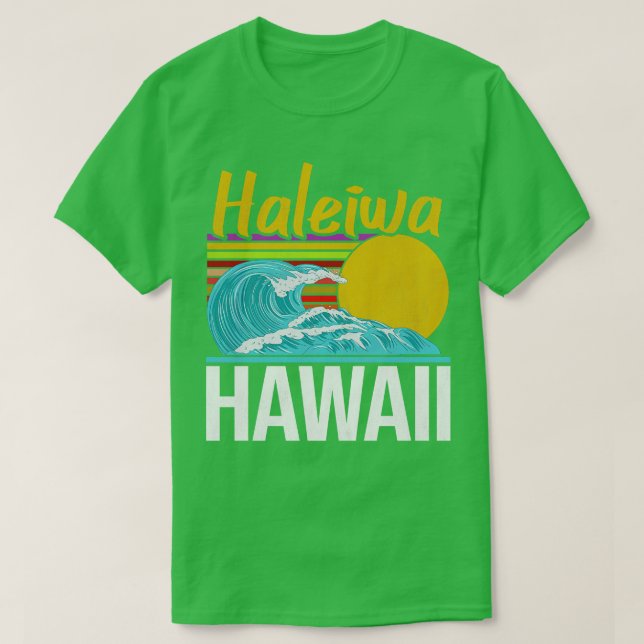 Haleiwa Hawaii T Shirt (Design framsida)