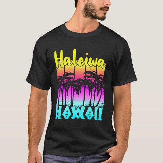 Haleiwa Hawaii T Shirt (Framsida)