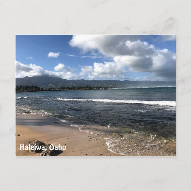 Haleiwa North Shore Oahu Vykort (Framsida)
