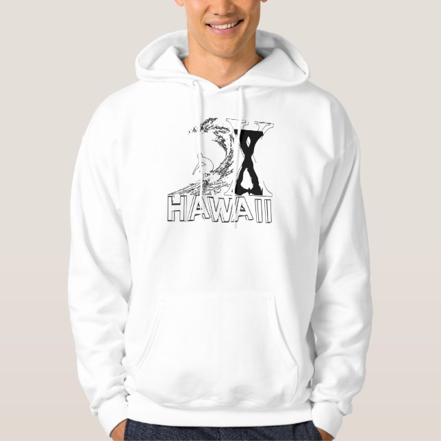 Haleiwa Oahu, Hawaii Hoodie (Framsida)