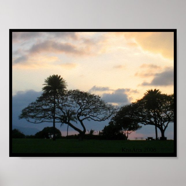 Haleiwa Sunset Poster (Framsidan)