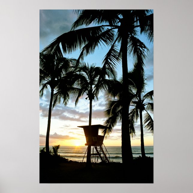 Haleiwa Sunset Poster (Framsidan)