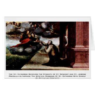 Hälerit för St. Catherine stigmatana Hälsningskort