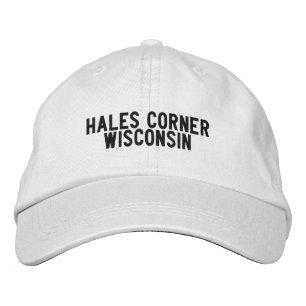 Hales Corner Wisconsin mössa Broderad Keps
