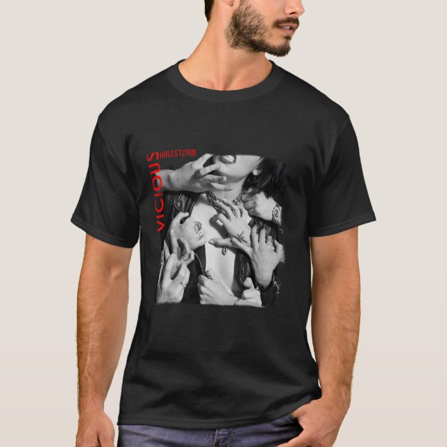 Halestorm Vicious Album Cover T Shirt (Framsida)