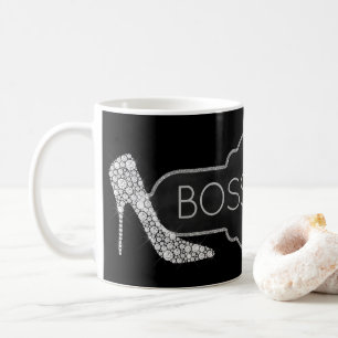 Hälet för kicken för diamanten för glitter fö kaffemugg