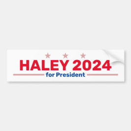 Haley 2024-stötdekal bildekal