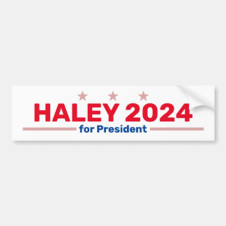 Haley 2024-stötdekal bildekal