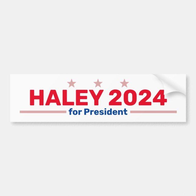 Haley 2024-stötdekal bildekal (Framsidan)