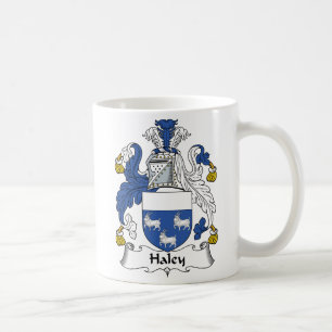 Haley familjvapensköld kaffemugg