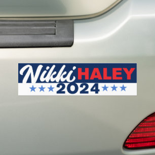 Haley för president Nikki Haley 2024 Bildekal