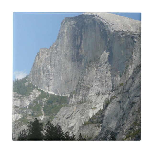 Half Dome från sidan i Yosemite National Park Kakelplatta (Framsidan)