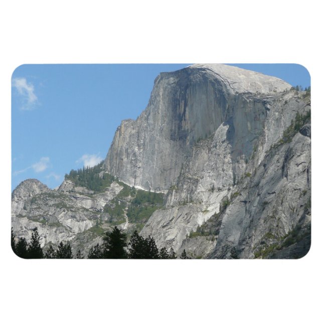 Half Dome från sidan i Yosemite National Park Magnet (Horisontell)