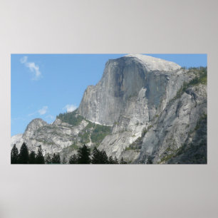 Half Dome från sidan i Yosemite National Park Poster