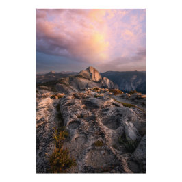 Half Dome in Dusk Fototryck