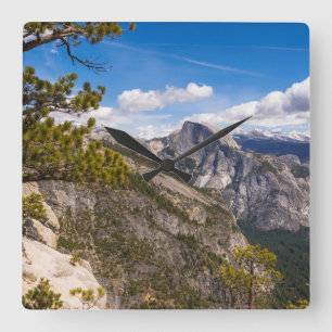 Half Dome landskap, Kalifornien Fyrkantig Klocka