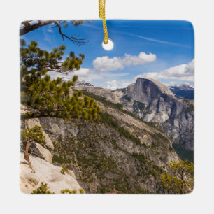 Half Dome landskap, Kalifornien Julgransprydnad Keramik