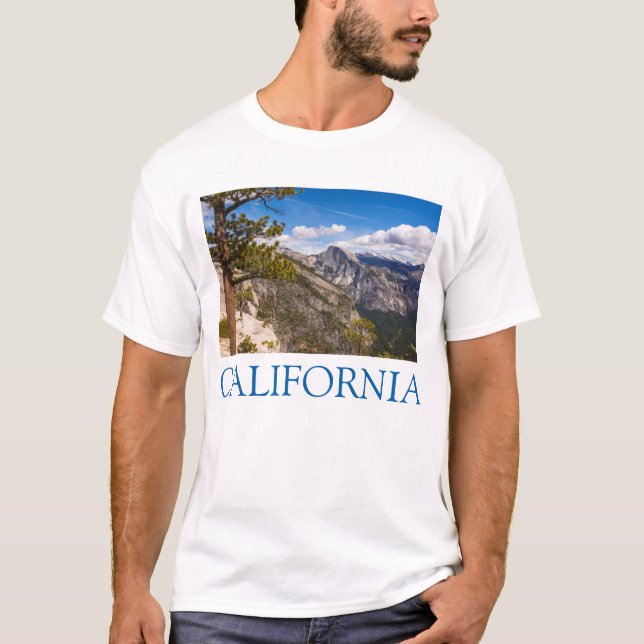 Half Dome landskap, Kalifornien Tee (Framsida)