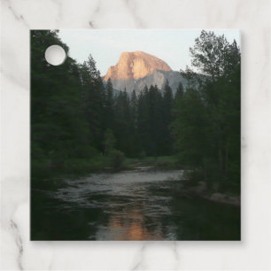 Half Dome-solnedgång i Yosemite National Park Gåvor Etiketter