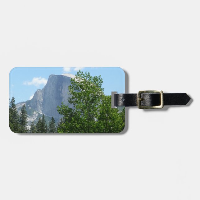 Half Dome sommartid från Yosemite National Park Bagagebricka (Horisontell Framsida)