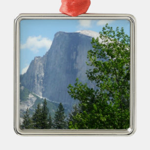 Half Dome sommartid från Yosemite National Park Julgransprydnad Metall
