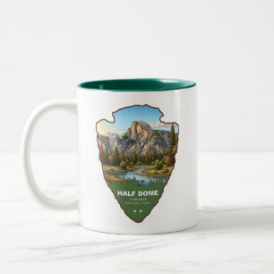 Half Dome Yosemite National Park Arrowhead Två-Tonad Mugg
